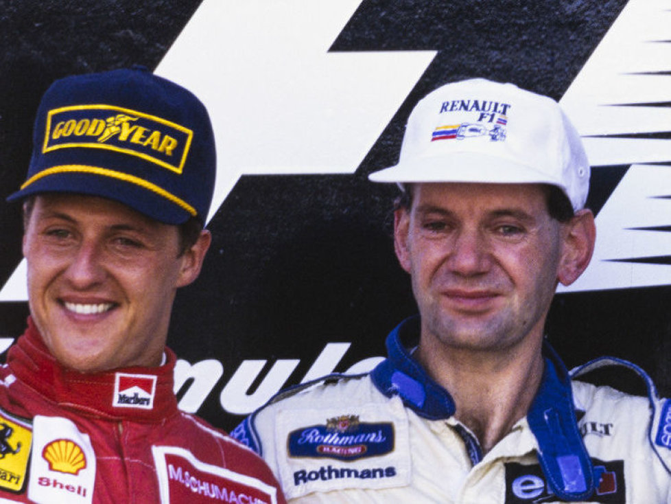 Adrian Newey, Michael Schumacher, Mika Häkkinen